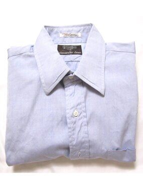 Vtg Gitman Bros. Alexander Dean French Cuff Men OCBD Sz M (M397) Made in USA